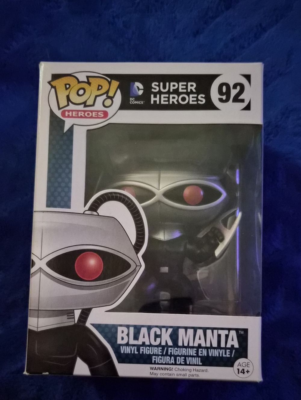 Funko Pop! Black Manta Vinyl Figure - Silver & Red Accents
